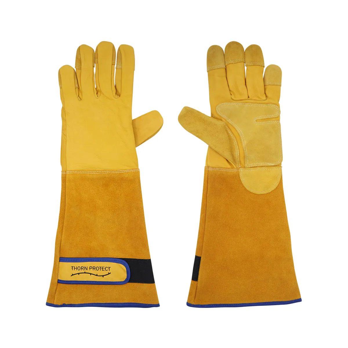 Perf Spike Thorn Protect Gauntlets — Gold